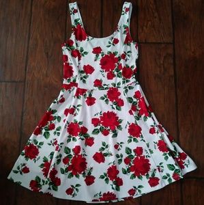Women's floral skater dress